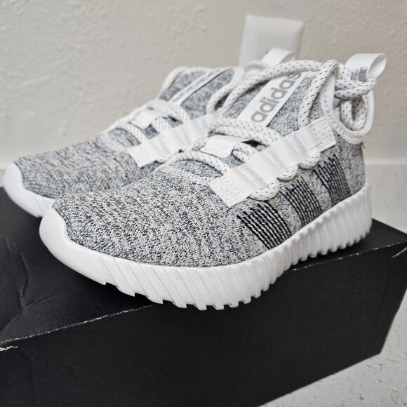 New Adidas Kaptir Flow size 6 womens grey silver - Picture 1 of 10